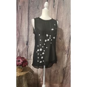 Beautiful Vera Wang Sheer Tank